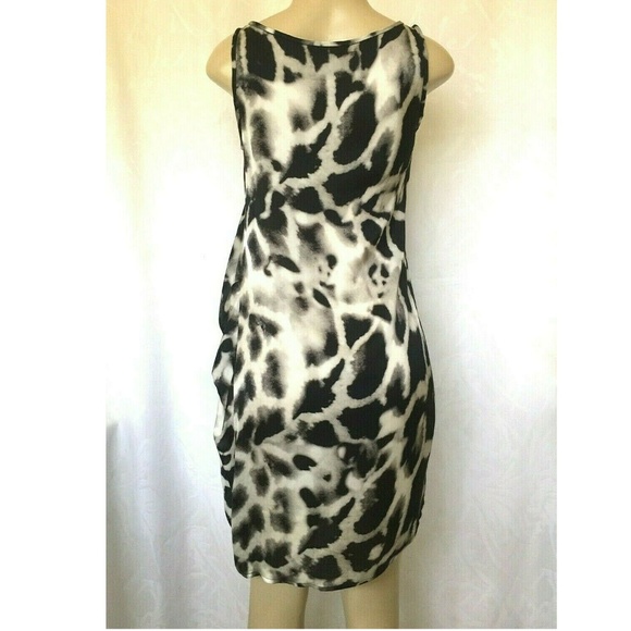 Plein Sud Silk Mini Dress Animal Print 36 0 2 XS - Picture 2 of 8